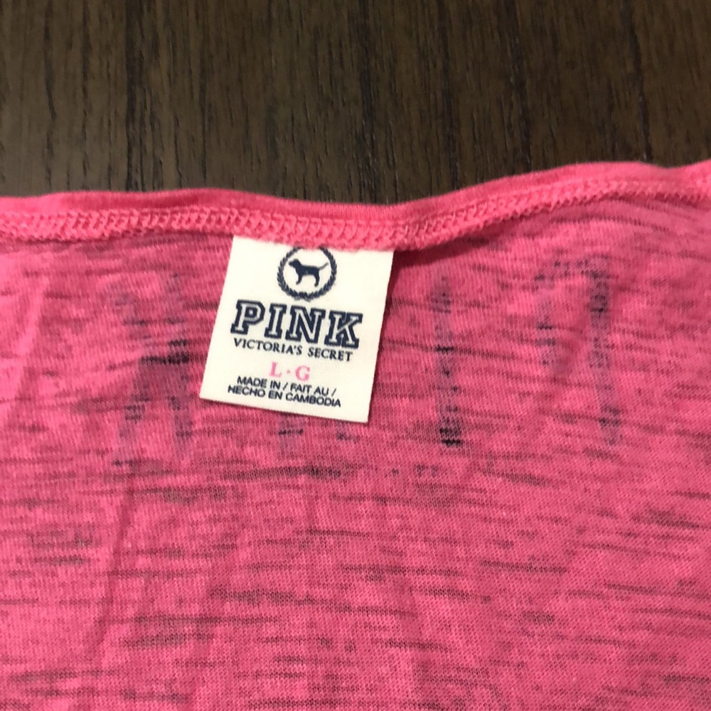 L Pink Crop Top - Picture 4 of 6